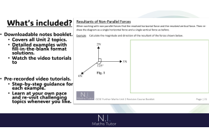 GCSE Further Maths Mastery: Unit 2: Revision Course (MECHANICS) 