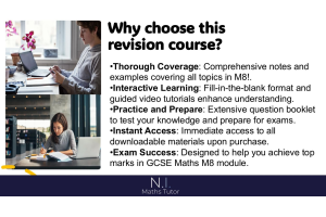 Mastering M8: CCEA GCSE Math Revision 