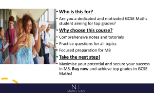 Mastering M8: CCEA GCSE Math Revision 
